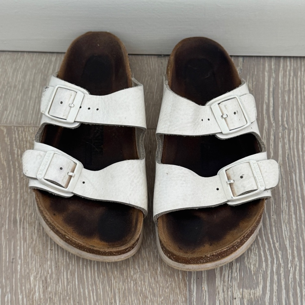 Birkenstock White Double Strap Sandal